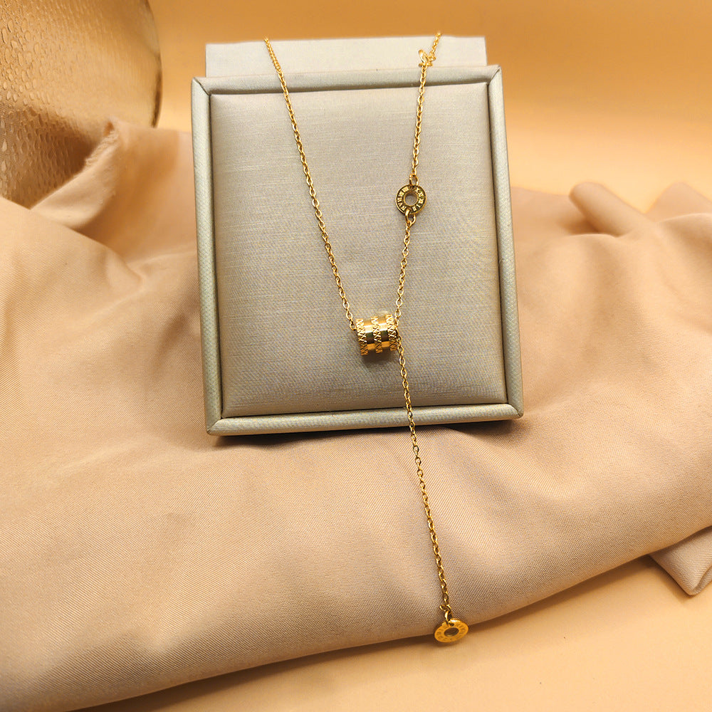 【2025 New】Colier cu ciucuri cu talie aurie