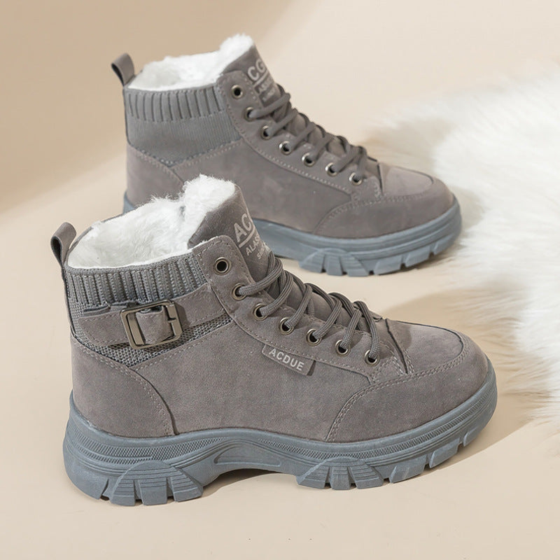 【2024 New】Cizme Martin din catifea din bumbac