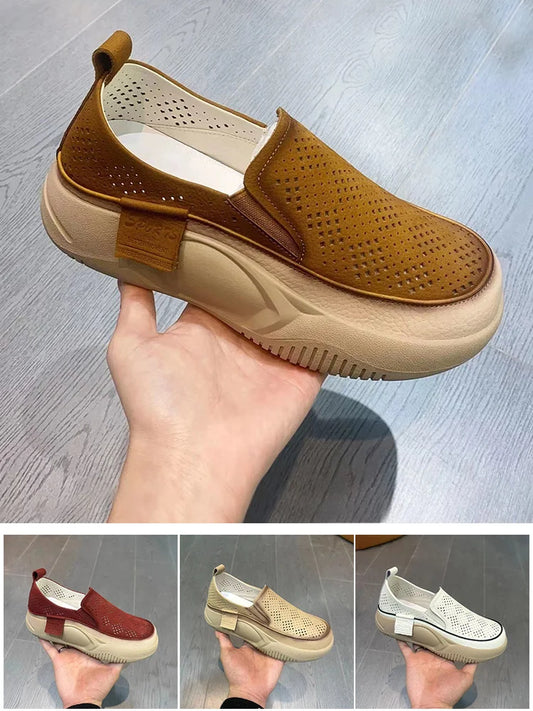 【35-40】👟🎇Pantofi retrò pentru tort de burete cu tăietură joasă pentru primăvară și vară 2025💖